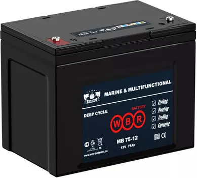 Аккумулятор WBR MB 75-12 12В, 75Ач