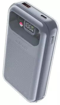 Аккумулятор внешний ACEFAST M2-20000 AF-M2-MG с функцией быстрой зарядки 30W fast charging power bank. Цвет: мраморный серый