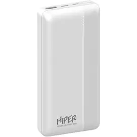 Аккумулятор внешний HIPER MX PRO 20000 WHITE 20000mAh, 3A, QC, PD, 2*USB, белый
