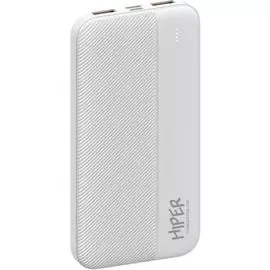 Аккумулятор внешний HIPER SM10000 WHITE 10000mAh, 2.1A, 2*USB, белый