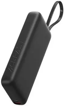 Аккумулятор внешний портативный ACEFAST M22 с кабелем PD130W Power Bank With Cable 20000Mah. Цвет: черный