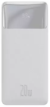 Аккумулятор внешний портативный Baseus PPBD050502 Bipow Digital Display Overseas Edition White