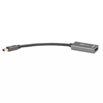 МФУ VCOM TA565 Адаптер miniDP --> HDMI-F 0.15м , оплетка, 4K@60Hz, Telecom (TA565)