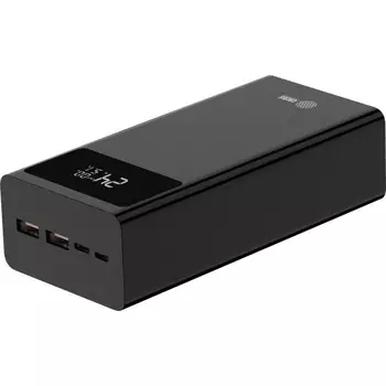 Аккумулятор внешний портативный Cactus CS-PBFSKA-30000 30000mAh 22.5W 4.5A USB-A/USB-C черный