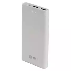 Аккумулятор внешний портативный Cactus CS-PBFSMT-10000 10000mAh 2.1A 2xUSB белый