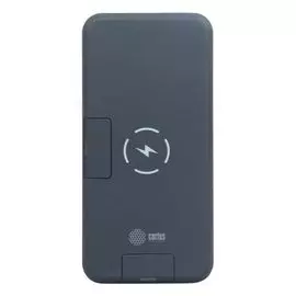 Аккумулятор внешний портативный Cactus CS-PBFSQT-10000 10000mAh 3A 1xUSB беспроводная зарядка черный
