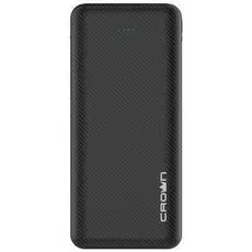 Аккумулятор внешний портативный Crown CMPB-2003 CM000003104 black, 20000mAh, Li-Pol, вх. micro USB+type-C, вых. 2*USB (type A)+type-C