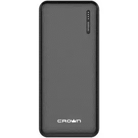 Аккумулятор внешний портативный Crown CMPB-5000 black CM000003187 5000 mAh, Li-Pol, вход: micro-USB-5В/2А, typeC-5В/2А; выход: USB-5В/2.1А, typeC-5В/2