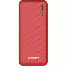 Аккумулятор внешний портативный Crown CMPB-5000 coral CM000003190 5000 mAh, Li-Pol, вход: micro-USB-5В/2А, typeC-5В/2А; выход: USB-5В/2.1А, typeC-5В/2