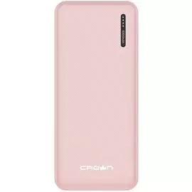 Аккумулятор внешний портативный Crown CMPB-5000 pink CM000003237 5000 mAh, Li-Pol, вход: micro-USB-5В/2А, typeC-5В/2А; выход: USB-5В/2.1А, typeC-5В/2.