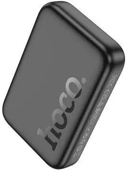 Аккумулятор внешний портативный Hoco J117A ESTEEM 10000mAh QC/PD 20W 2A USB-C беспров.зар. черный