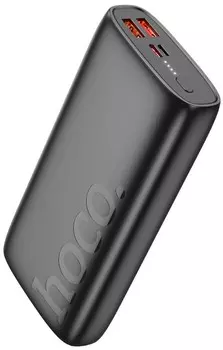 Аккумулятор внешний портативный Hoco J122A RESPECT 20000mAh QC/PD 22.5W 3A USB-A/USB-C черный