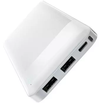 Аккумулятор внешний портативный Hoco J72 EASY TRAVEL WHITE 10000mAh 2A 2xUSB-A белый