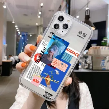 Прозрачный чехол для телефона Art Lable Soft Tpu для iPhone 13, чехлы для iPhone 11 12 13 14 Pro Max Mini X Xs Xr 7 8 Se 2020 2022 6 6s Plus For iPhone 12 mini