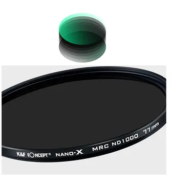 Светофильтр K&F Concept Nano X ND1000 55мм KF01.1003