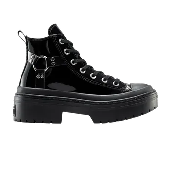 Кроссовки Wmns Chuck Taylor All Star Lugged Heel Platform High 'Black Patent', черный