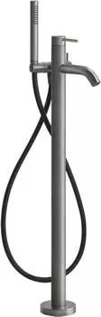 Напольный смеситель для ванны Gessi 316 54028#239, steel brushed