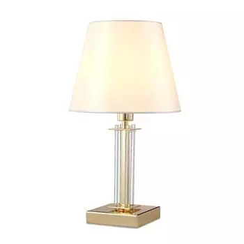 Настольная лампа Crystal Lux Nicolas LG1 Gold/White