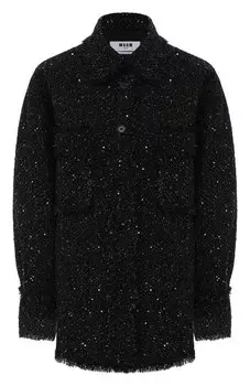 Твидовая рубашка MSGM