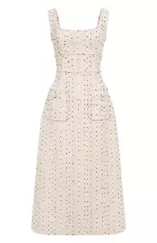 Твидовое платье Elie Saab