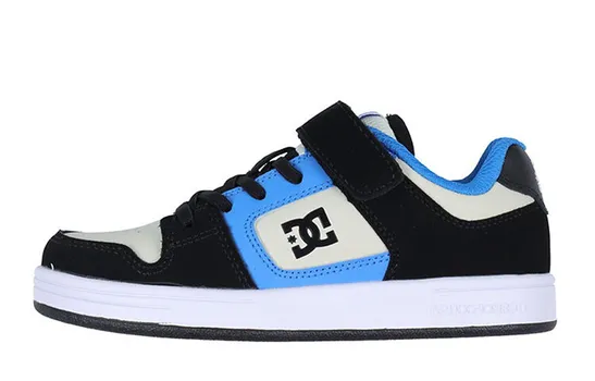 Детские кроссовки для скейтбординга Kids Low-top White Dc Shoes, черный