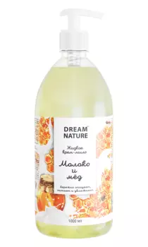 Мыло жидкое Dream Nature Молоко и мед, 1 л