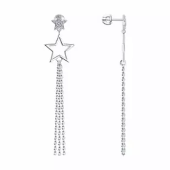Серебряные серьги 925 пробы
