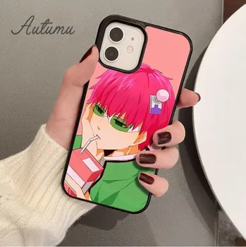 Чехол для телефона Saiki Kusuo no Psi Nan для iPhone 11 12 13 14 Pro Max mini XR XS SE 2020 7 8 Plus Samsung Galaxy S21 S22 iPhone 6plus