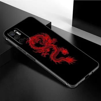 Чехол для телефона с мультяшным драконом для Xiaomi Redmi Note 11 10 9 8 Pro 11T 5G 10T 10S 9S 9T 9i 9C 9A 8T мягкий черный чехол из ТПУ Coque Funda Redmi 8