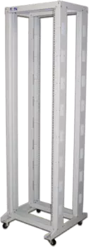 Стойка двухрамная 47U, 600x1000, серая (TWT-RACK2-47U-6x10)