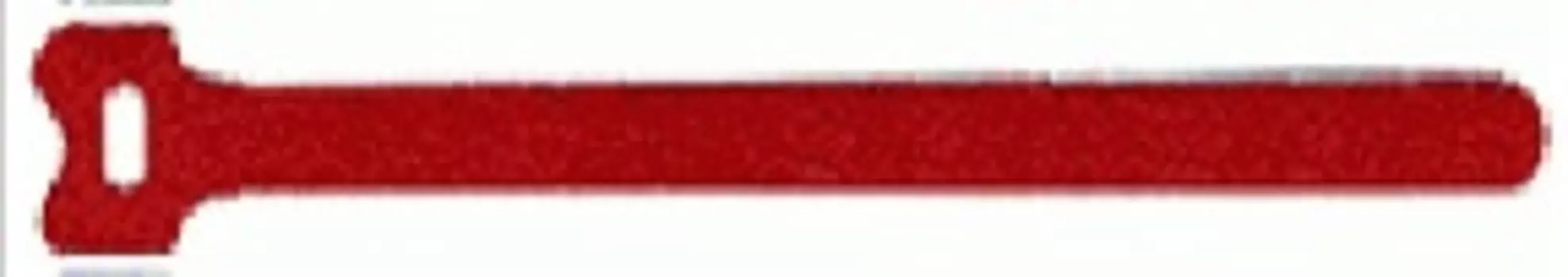 Стяжка Velcro Lanmaster LAN-VCM210-RD 210x16мм (упак:20шт) нейлон/полиэтилен внутри помещений красный
