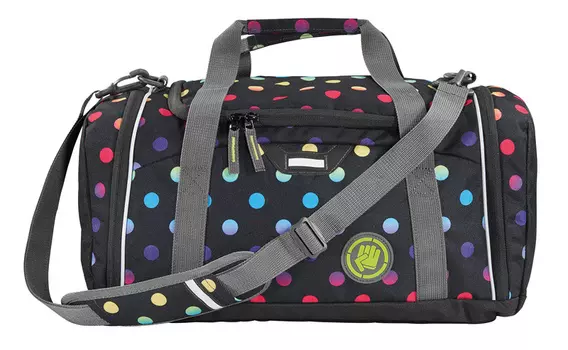 Сумка спортивная Coocazoo SporterPorter Magic Polka Colorful черный/розовый