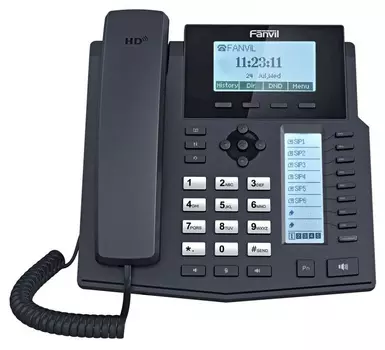 Телефон IP Fanvil X5U черный