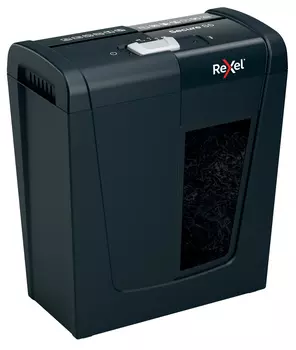 Шредер Rexel Secure S5 EU черный (секр.Р-2)/ленты/5лист./10лтр./скрепки/скобы