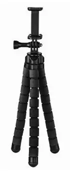 Штатив Hama Flex S универсальный черный алюминиевый сплав (145гр.)