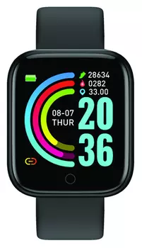 Смарт-часы Digma Smartline R1 1.3" TFT черный (R1B)