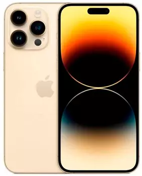 Смартфон Apple A2893 iPhone 14 Pro Max 128Gb 6Gb золотой моноблок 3G 4G 1Sim 6.7" 1290x2796 iOS 16 48Mpix 802.11 a/b/g/n/ac/ax NFC GPS GSM900/1800 GSM1900 TouchSc Protect