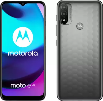 Смартфон Motorola e20 XT2155-6 32Gb 2Gb серый 3G 4G 2Sim 6.5" 1600x720 And11GoEd 13Mpix 802.11 b/g/n