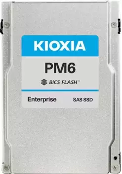 Ssd диск KIOXIA Enterprise SSD 3200GB 2,5" 15mm (SFF), SAS 24Gbit/s, Mix Use, R4150/W2450MB/s, IOPS(R4K) 595K/240K, MTTF 2,5M, 3 DWPD, TLC (BiCS Flash™),1YW (KPM61VUG3T20.)