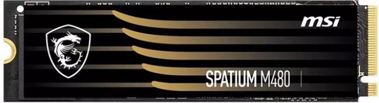 SSD жесткий диск PCIE 4.0 NVME M.2 1TB SPATIUM M480 1TB HS MSI