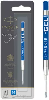 Стержень гелевый Parker Quink GEL Z05 (CW1950346) M синие чернила для ручек шариковых блистер