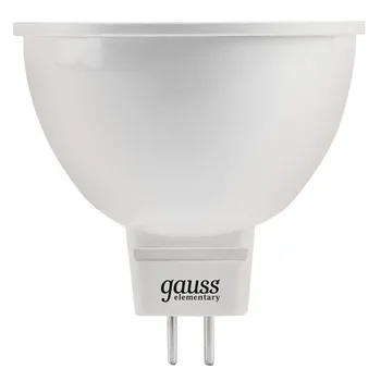лампа GAUSS Elementary 9Вт GU5.3 LED 660Лм 4100K MR16 спот