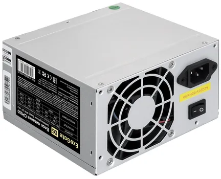 Блок питания ATX Exegate EX292145RUS-PC 650W, 80mm fan, кабель 220V