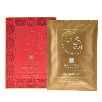 SPA CEYLON Биоцеллюлозная, цитрусовая маска для сияния кожи " СЧАСТЛИВАЯ КОЖА"