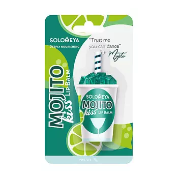 SOLOMEYA Бальзам для губ Lip Balm Mojito Kiss
