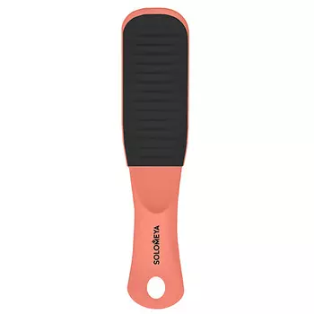 SOLOMEYA Педикюрная пилка с микромассажем Черный оникс 80150 Pedicure nailfile with micromassage Black Onyx