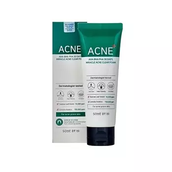 SOME BY MI Пенка для умывания очищающая с кислотами AHA-BHA-PHA 30 Days Miracle