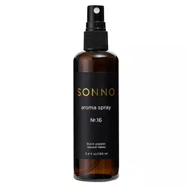 SONNO Парфюмированный спрей для одежды и дома SONNO Черный перец №.16 , 100