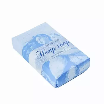SOUL SECRET Натуральное мыло-скраб с ароматом пачули HEMP SOAP