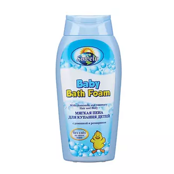 SOWELU Детская мягкая пена для купания Baby Bath с ромашкой и розмарином 200.0